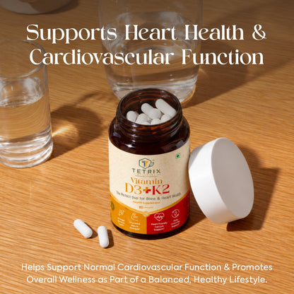 Tetrix D3 + K2 — Bone, Immunity and Heart Health
