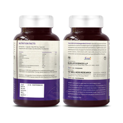Tetrix Ashwagandha — Stress Relief and Strength Booster