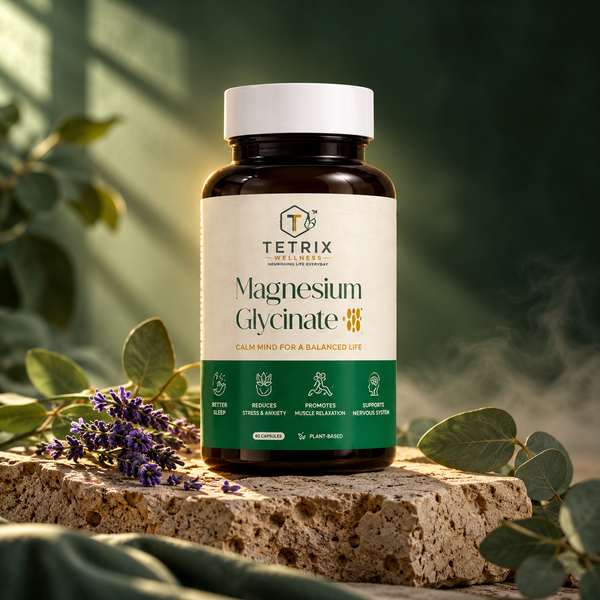 Tetrix Magnesium Glycinate + B6 — Sleep, Muscle and Nerve Support