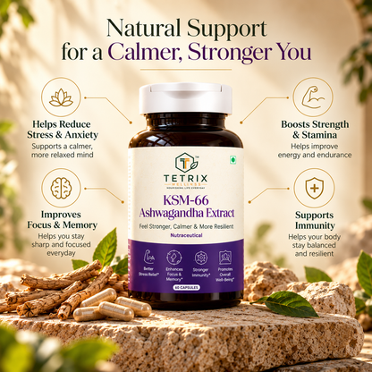 Tetrix Ashwagandha — Stress Relief and Strength Booster