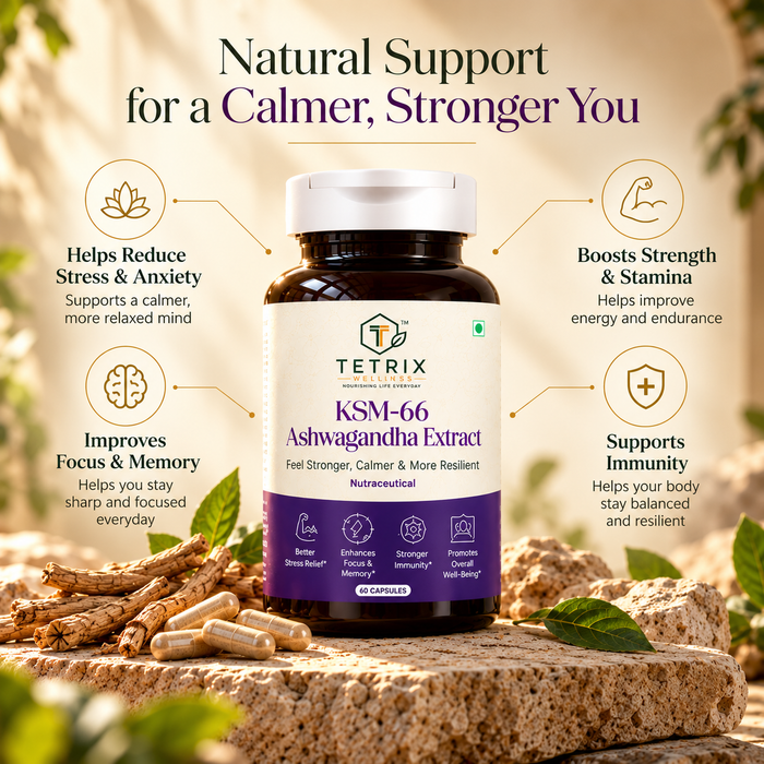 Tetrix Ashwagandha — Stress Relief and Strength Booster
