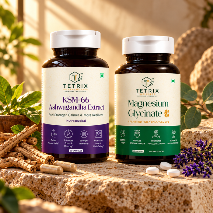 Tetrix Calm and Sleep Combo — Ashwagandha + Magnesium Glycinate